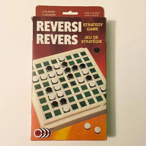 Vintage Reversi Strategy Game Canada Games Company Made in  Hong Kong